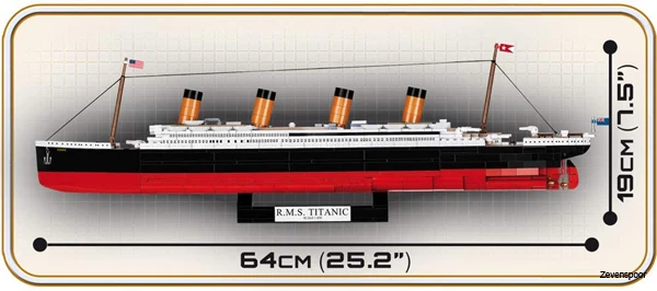 1928 Cobi Bouw Sets R.M.S Titanic 5 1928 Cobi Bouw Sets R.M.S Titanic - Afbeelding 3