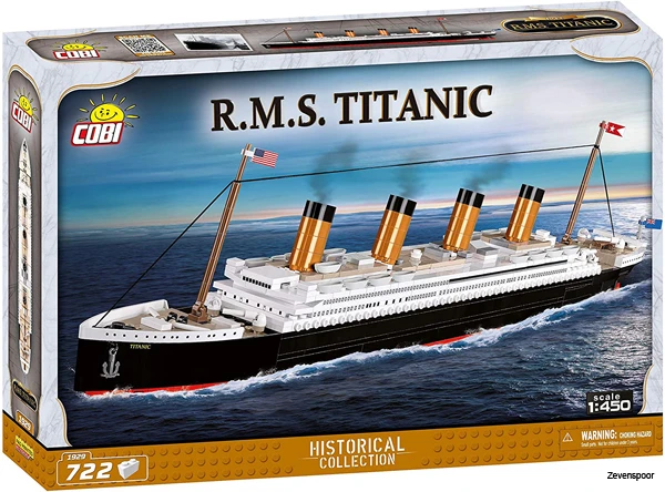 1929 Cobi Bouw Sets R.M.S Titanic 4 1929 Cobi Bouw Sets R.M.S Titanic - Afbeelding 2