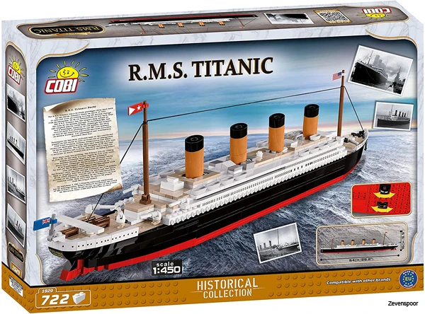 1929 Cobi Bouw Sets R.M.S Titanic 5 1929 Cobi Bouw Sets R.M.S Titanic - Afbeelding 3