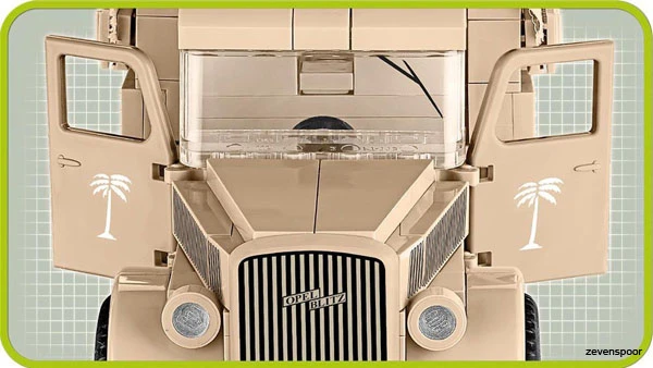 2254 Cobi Bouw Sets WW2 Opel Blitz DAK 6 2254 Cobi Bouw Sets WW2 Opel Blitz DAK - Afbeelding 4