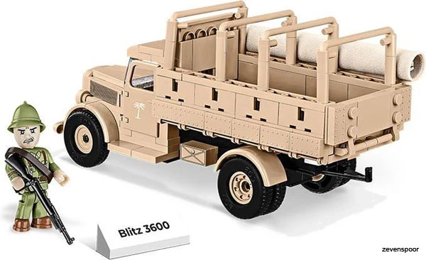 2254 Cobi Bouw Sets WW2 Opel Blitz DAK 7 2254 Cobi Bouw Sets WW2 Opel Blitz DAK - Afbeelding 5