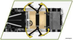 2261 Cobi De Gaulle’s HORCH830BL -Speelgoedtrein Winkel CO2261 5