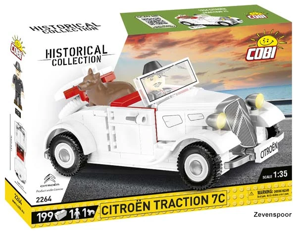2264 Cobi Bouw Sets 1934 Citroën Traction 7C 3 2264 Cobi Bouw Sets 1934 Citroën Traction 7C