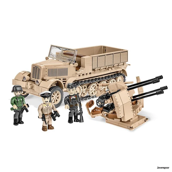 2274 Cobi Sd. Kfz. 7/1 & 2 Cm Flakvierling 38 Executive Edition 4 2274 Cobi Sd. Kfz. 7/1 & 2 Cm Flakvierling 38 Executive Edition - Afbeelding 2