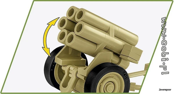 2291 Cobi Bouw Sets 15 Cm Nebelwerfer 41 6 2291 Cobi Bouw Sets 15 Cm Nebelwerfer 41 - Afbeelding 4