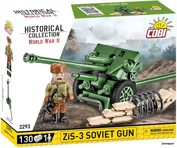 2293 Cobi Bouw Sets Historical Collection World War II 2293 ZIS-3 Soviet 2293 3 2293 Cobi Bouw Sets Historical Collection World War II 2293 ZIS-3 Soviet 2293