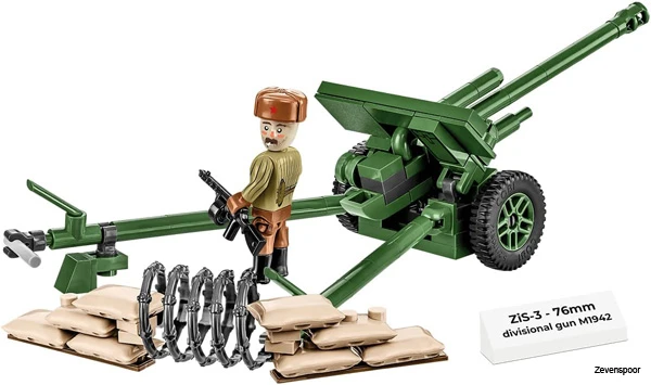 2293 Cobi Bouw Sets Historical Collection World War II 2293 ZIS-3 Soviet 2293 7 2293 Cobi Bouw Sets Historical Collection World War II 2293 ZIS-3 Soviet 2293 - Afbeelding 5