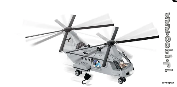 2365 Cobi Bouw Sets Heavy Transport Helicopter 6 2365 Cobi Bouw Sets Heavy Transport Helicopter - Afbeelding 4