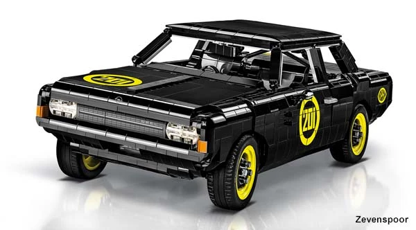 24333 Cobi Opel Rekord C Schwarze Witwe 1:12 5 24333 Cobi Opel Rekord C Schwarze Witwe 1:12 - Afbeelding 3
