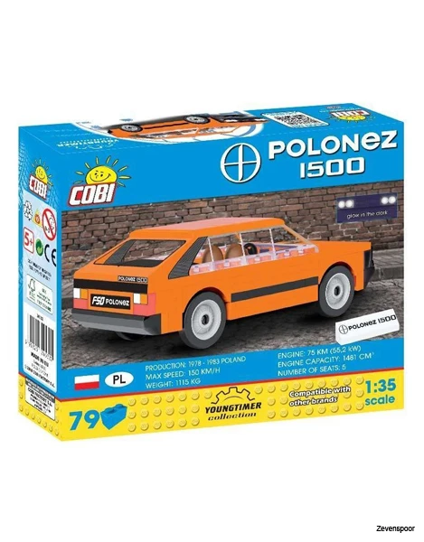 24532 Cobi Bouw Sets FSO Polonez 1500 4 24532 Cobi Bouw Sets FSO Polonez 1500 - Afbeelding 2