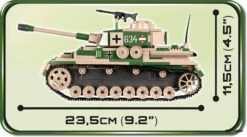 2508A Cobi Bouw Sets Cobi Small Army WW2 2508 – Panzer IV Ausf -Speelgoedtrein Winkel CO2508A 4