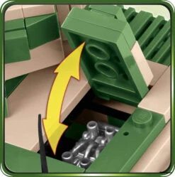 2508A Cobi Bouw Sets Cobi Small Army WW2 2508 – Panzer IV Ausf -Speelgoedtrein Winkel CO2508A 8