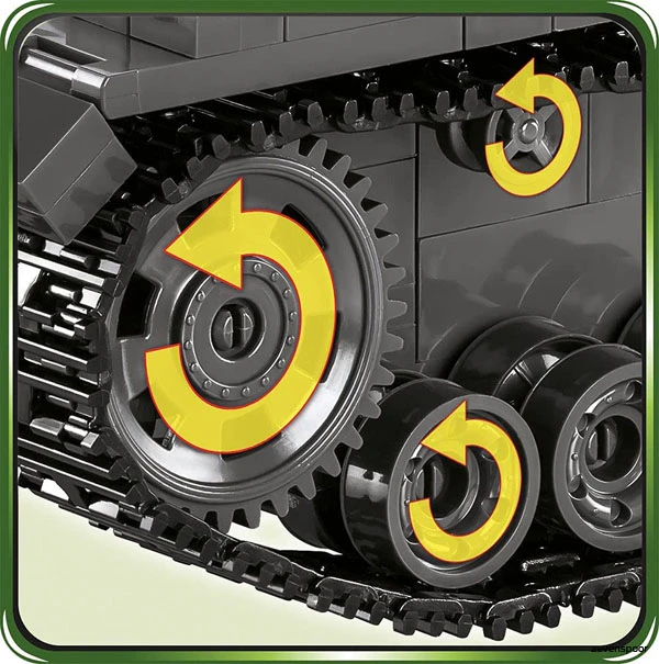 2548 Cobi Bouw Sets Flakpanzer IV Wirbelwind 8 2548 Cobi Bouw Sets Flakpanzer IV Wirbelwind - Afbeelding 6