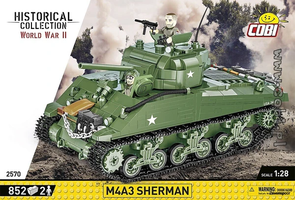 2570 Cobi Bouw Sets M4A3 Sherman 3 2570 Cobi Bouw Sets M4A3 Sherman