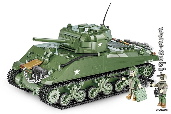 2570 Cobi Bouw Sets M4A3 Sherman 5 2570 Cobi Bouw Sets M4A3 Sherman - Afbeelding 3