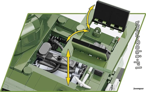 2570 Cobi Bouw Sets M4A3 Sherman 7 2570 Cobi Bouw Sets M4A3 Sherman - Afbeelding 5