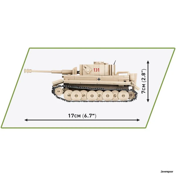 2710 Cobi PzKpfw VI Tiger 131 6 2710 Cobi PzKpfw VI Tiger 131 - Afbeelding 4