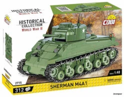 2715 Cobi WWII SHERMAN M4A1 -Speelgoedtrein Winkel CO2715 3