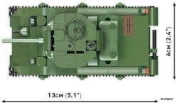 2715 Cobi WWII SHERMAN M4A1 -Speelgoedtrein Winkel CO2715 5
