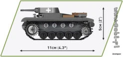2718 Cobi Bouw Sets Panzer II Ausf. A -Speelgoedtrein Winkel CO2718 4