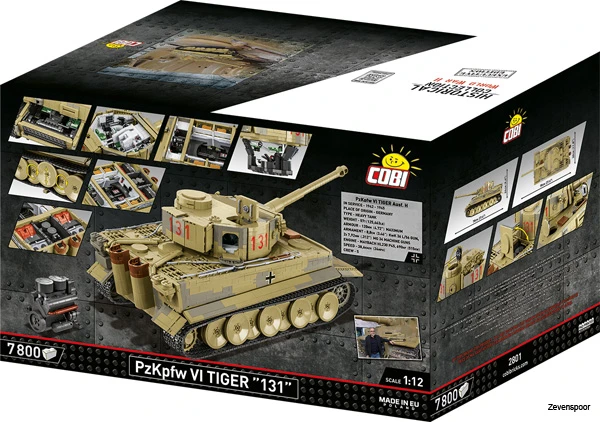 2801 Cobi Bouw Sets TIGER I No 131 Scale 1:12 The Tank Museum EXECUTIVE EDITION 7800 PCS HC WWII 4 2801 Cobi Bouw Sets TIGER I No 131 Scale 1:12 The Tank Museum EXECUTIVE EDITION 7800 PCS HC WWII - Afbeelding 2