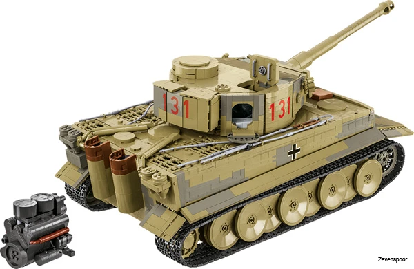 2801 Cobi Bouw Sets TIGER I No 131 Scale 1:12 The Tank Museum EXECUTIVE EDITION 7800 PCS HC WWII 6 2801 Cobi Bouw Sets TIGER I No 131 Scale 1:12 The Tank Museum EXECUTIVE EDITION 7800 PCS HC WWII - Afbeelding 4