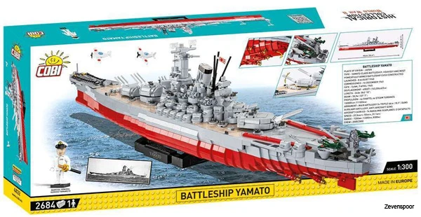 4832 Cobi WWII BATTLESHIP YAMATO EXECUTIVE EDITION 6 4832 Cobi WWII BATTLESHIP YAMATO EXECUTIVE EDITION - Afbeelding 4
