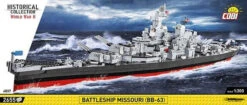 4837 Cobi WWII MISSOURI BATTLESHIP -Speelgoedtrein Winkel CO4837 2