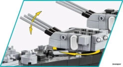 4837 Cobi WWII MISSOURI BATTLESHIP -Speelgoedtrein Winkel CO4837 5