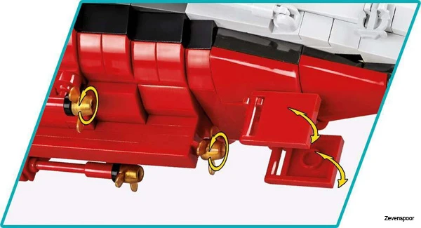 4838 Cobi Bouw Sets Battleship Tirpitz – Executive Edition 8 4838 Cobi Bouw Sets Battleship Tirpitz – Executive Edition - Afbeelding 6