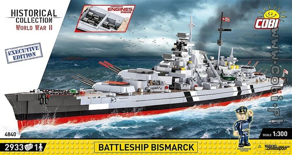 4840 Cobi Bouw Sets Battleship Bismarck – Executive Edition 3 4840 Cobi Bouw Sets Battleship Bismarck – Executive Edition