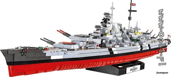 4841 Cobi Bouw Sets Battleship Bismarck 5 4841 Cobi Bouw Sets Battleship Bismarck - Afbeelding 3