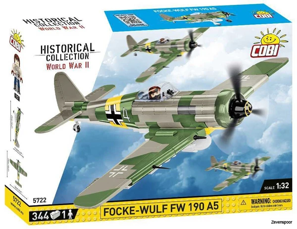 5722 Cobi WWII FOCKE-WULF FW 190 A5 3 5722 Cobi WWII FOCKE-WULF FW 190 A5