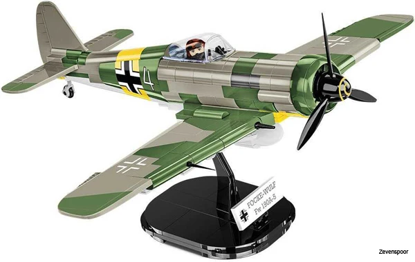5722 Cobi WWII FOCKE-WULF FW 190 A5 4 5722 Cobi WWII FOCKE-WULF FW 190 A5 - Afbeelding 2