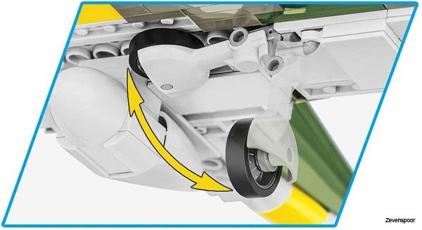 5722 Cobi WWII FOCKE-WULF FW 190 A5 9 5722 Cobi WWII FOCKE-WULF FW 190 A5 - Afbeelding 7