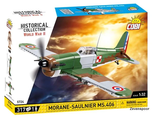 5724 Cobi Bouw Sets Morane-Saulnier MS.406 3 5724 Cobi Bouw Sets Morane-Saulnier MS.406
