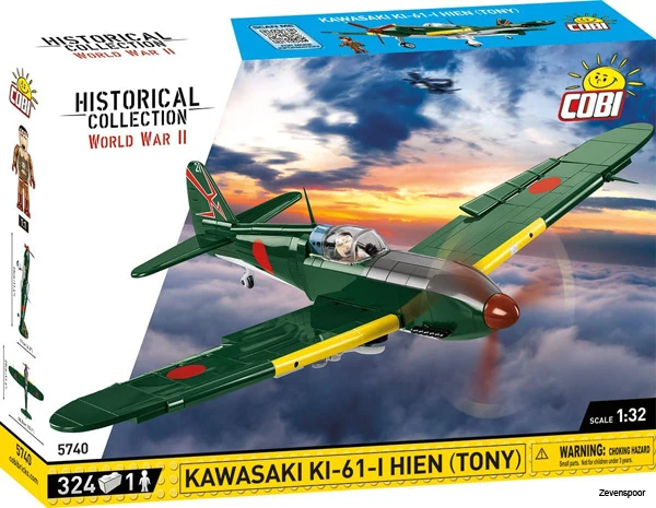 5740 Cobi Bouw Sets Historical Collection 5740 Kawasaki KI-61-HIEN 5740 4 5740 Cobi Bouw Sets Historical Collection 5740 Kawasaki KI-61-HIEN 5740 - Afbeelding 2