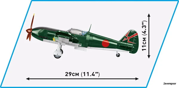 5740 Cobi Bouw Sets Historical Collection 5740 Kawasaki KI-61-HIEN 5740 7 5740 Cobi Bouw Sets Historical Collection 5740 Kawasaki KI-61-HIEN 5740 - Afbeelding 5