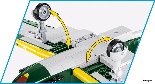 5740 Cobi Bouw Sets Historical Collection 5740 Kawasaki KI-61-HIEN 5740 10 5740 Cobi Bouw Sets Historical Collection 5740 Kawasaki KI-61-HIEN 5740 - Afbeelding 8