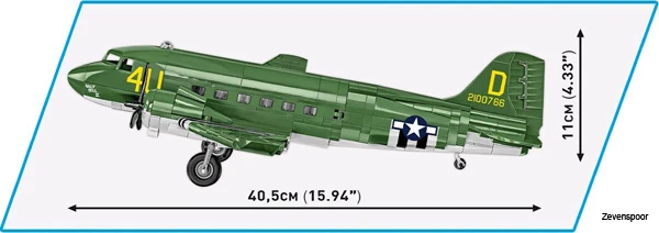 5743 Cobi Bouw Sets Historical Collection World War II 5743 Douglas C-47 Skytrain DAKOTA 5743 6 5743 Cobi Bouw Sets Historical Collection World War II 5743 Douglas C-47 Skytrain DAKOTA 5743 - Afbeelding 4