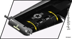 5837 Cobi Bouw Sets A-10 Thunderbolt II Warthog -Speelgoedtrein Winkel CO5837 7