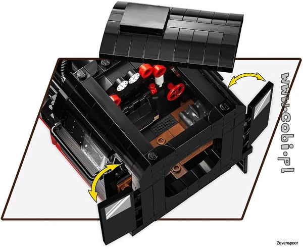 6283 Cobi Bouw Sets DRB Class Steam Locomotive 8 6283 Cobi Bouw Sets DRB Class Steam Locomotive - Afbeelding 6