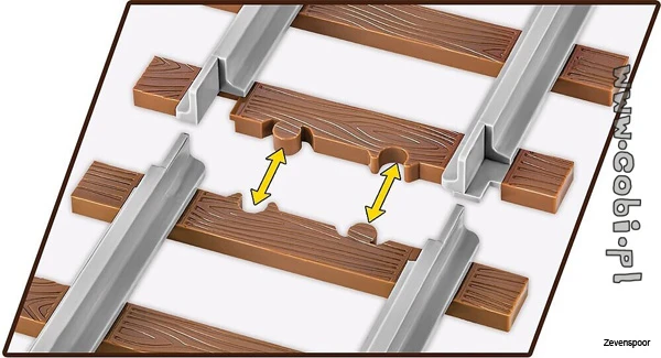 6283 Cobi Bouw Sets DRB Class Steam Locomotive 9 6283 Cobi Bouw Sets DRB Class Steam Locomotive - Afbeelding 7