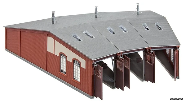120177 Faller Ringlokschuppen, 3-ständig (l 4 120177 Faller Ringlokschuppen, 3-ständig (l - Afbeelding 2