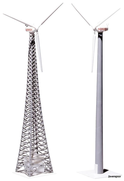 130381 Faller Windkraftanlage Nordex 4 130381 Faller Windkraftanlage Nordex - Afbeelding 2