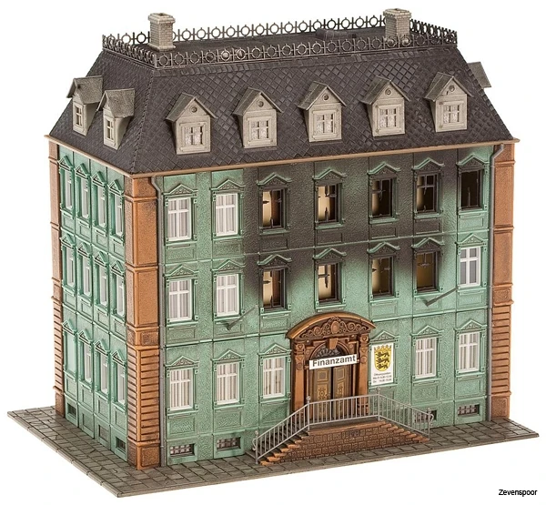 130441 Faller Brennendes Finanzamt 4 130441 Faller Brennendes Finanzamt - Afbeelding 2