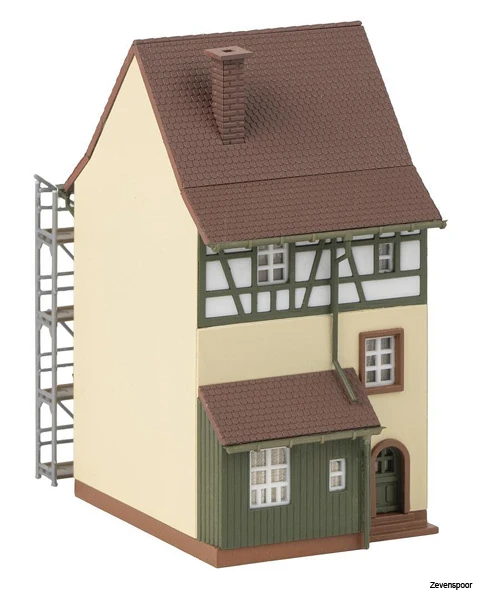 232175 Faller Altstadthaus Mit Gerüst 4 232175 Faller Altstadthaus Mit Gerüst - Afbeelding 2