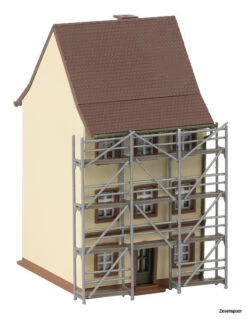 232175 Faller Altstadthaus Mit Gerüst 7 232175 Faller Altstadthaus Mit Gerüst -Speelgoedtrein Winkel FA232175 2