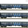 814713 Fleischmann 3er Set Reisezugwag. NS