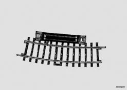 2229 Marklin Schaltgleis R360 Mm,15 Gr.